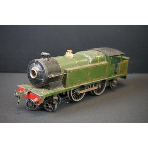 208 - Two Hornby O gauge locomotives to include 4-4-2 GWR 2221 and 0-4-0 Great Western 5500 plus a quantit... 