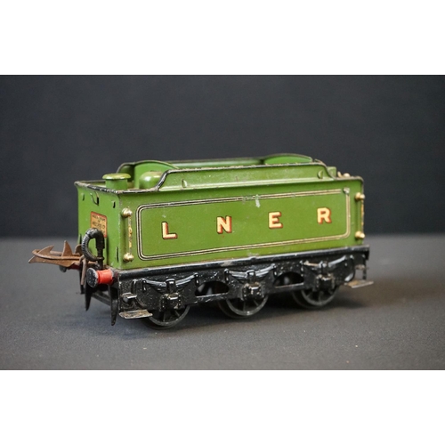 210 - Three Hornby O gauge locomotives to include Yorkshire 4-4-0 LNER with tender, LNER 4-4-2 and Souther... 