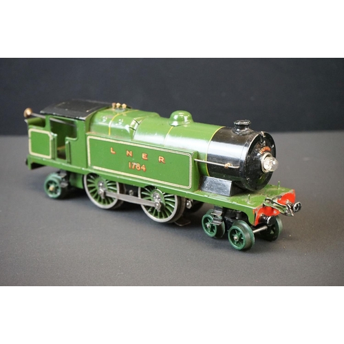 210 - Three Hornby O gauge locomotives to include Yorkshire 4-4-0 LNER with tender, LNER 4-4-2 and Souther... 