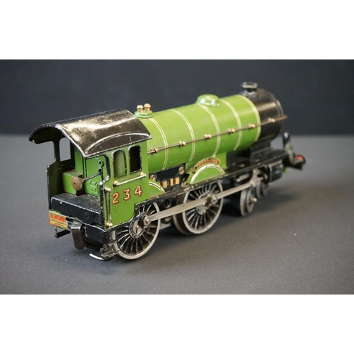 210 - Three Hornby O gauge locomotives to include Yorkshire 4-4-0 LNER with tender, LNER 4-4-2 and Souther... 