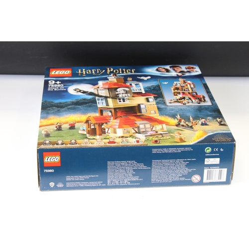 251 - Lego - Boxed Harry Potter Wizarding World 75980 Attack on the Burrow set, sealed & excellent