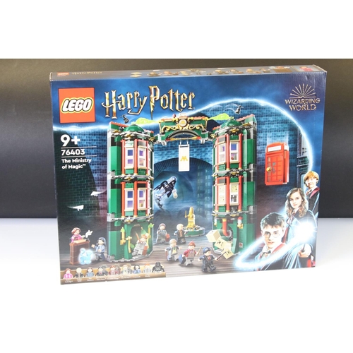 253 - Lego - Two boxed Harry Potter Wizarding World sets to include 76403 The Ministry of Magic and 76407 ... 