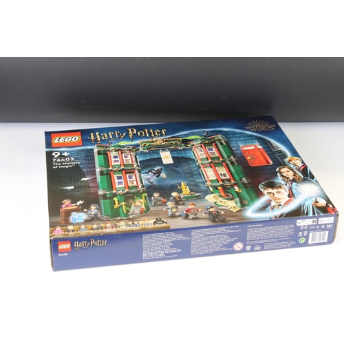 253 - Lego - Two boxed Harry Potter Wizarding World sets to include 76403 The Ministry of Magic and 76407 ... 