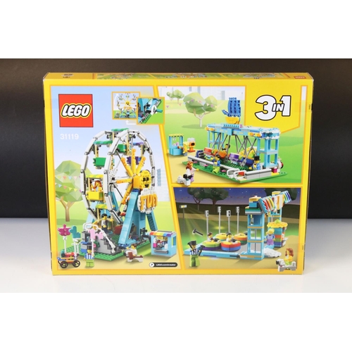 256 - Lego - Boxed Creator 3 in 1 31119 Fun Fair set, sealed & excellent