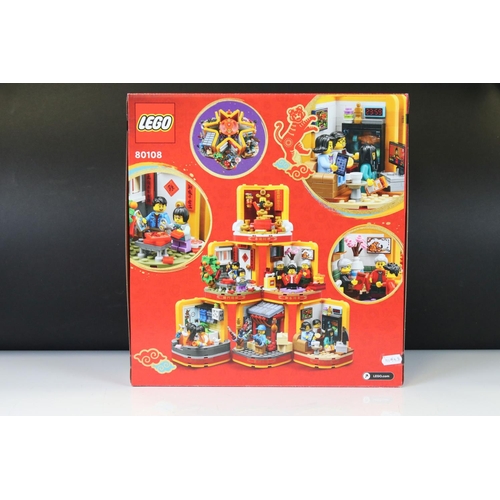 268 - Lego - Two boxed Chinese Festival Special Edition Lunar New Year sets to include 80109 Ice Festival ... 