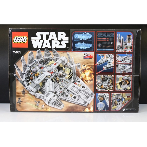 275 - Lego - Boxed Star Wars 75105 Millennium Falcon set, sealed & excellent