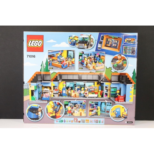 279 - Lego - Boxed The Simpsons 71016 The Kwik E Mart set, sealed & excellent