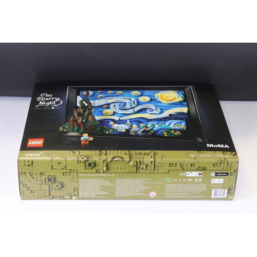 284 - Lego - Boxed Ideas #041 21333 The Starry Night MoMA set, sealed & excellent