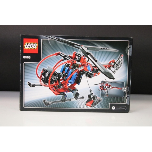 294 - Lego - Three boxed Lego sets to include sealed Technic 8068 Rescue Helicopter, Architecture 21027 Be... 