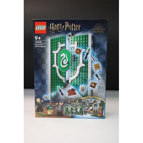 295 - Lego - Two boxed Harry Potter Wizarding World sets to include 76410 Slytherin House Banner and 76382... 