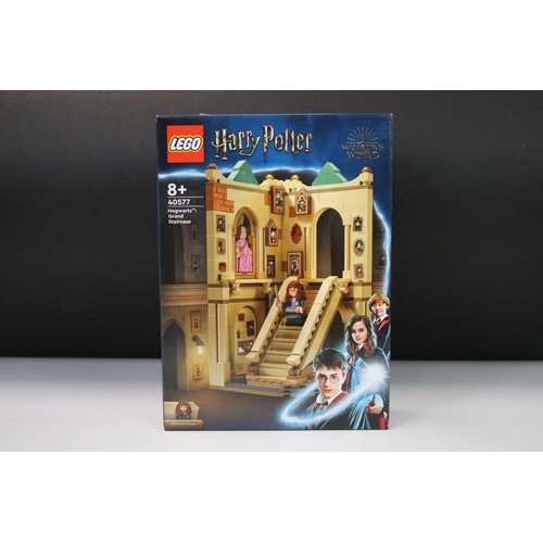 300 - Lego - Five boxed Harry Potter Wizarding World sets to include 76406, 76387, 75967, 40577 and 76400,... 