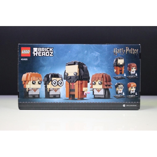 305 - Lego - Six boxed Lego sets to include 2 x Harry Potter 'Brick Headz' (40495 Harry, Hermione, Ron & H... 