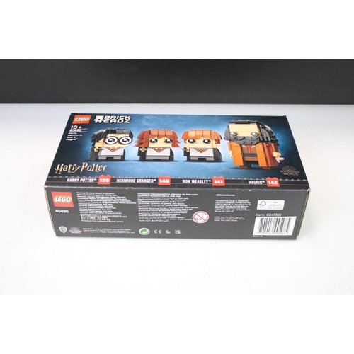 305 - Lego - Six boxed Lego sets to include 2 x Harry Potter 'Brick Headz' (40495 Harry, Hermione, Ron & H... 