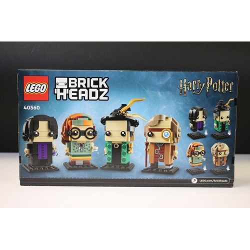 305 - Lego - Six boxed Lego sets to include 2 x Harry Potter 'Brick Headz' (40495 Harry, Hermione, Ron & H... 