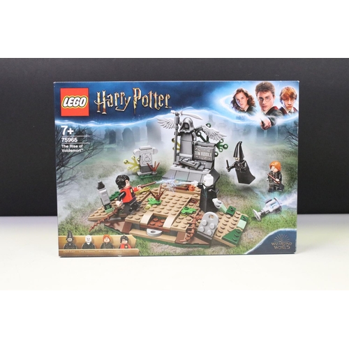 307 - Lego - Six boxed Harry Potter Wizarding World sets to include 75958, 76395, 40577, 75965, 75966 & 76... 