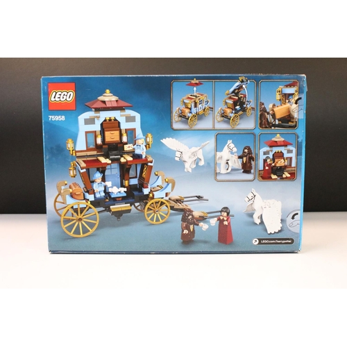 307 - Lego - Six boxed Harry Potter Wizarding World sets to include 75958, 76395, 40577, 75965, 75966 & 76... 