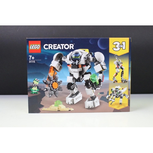 309 - Lego - Seven boxed Creator sets to include 31121, 31115, 31058, 31125, 31112, 31122 & 40469, all sea... 