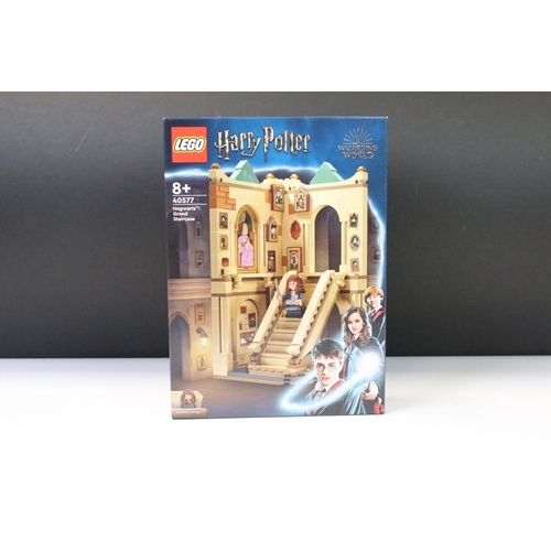 310 - Lego - Five boxed Harry Potter Wizarding World sets to include 40577, 40452, 75945, 76386 & 76400, a... 