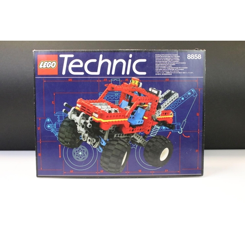 311 - Lego - Four boxed Lego Technics sets to include 854 Go-Kart, 8829 Dune Blaster, 8851 Excavator &  88... 