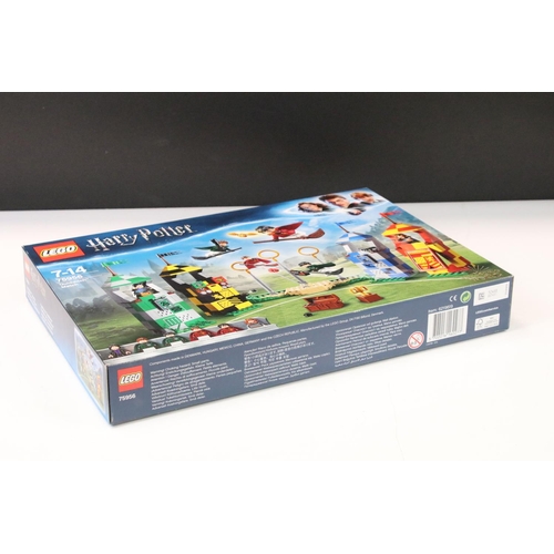 319 - Lego - Two boxed Harry Potter Wizarding World sets to include 75956 Quidditch Match and 75958 Beauxb... 