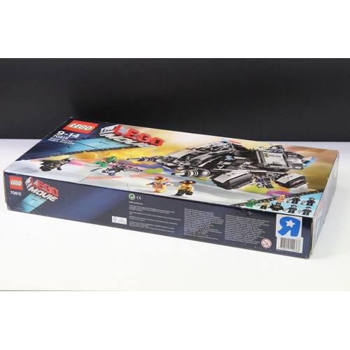 320 - Lego - Sealed The Lego Movie 70815 Super Secret Police Dropship set, some squashing and storage wear... 