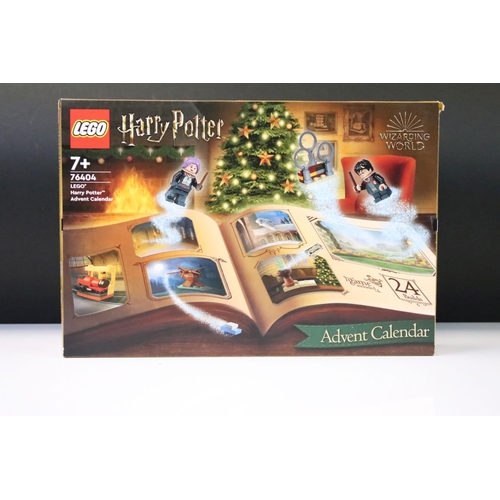 321 - Lego - Two boxed Harry Potter Wizarding World Advent Calendars to include 75964 & 76404, both sealed... 