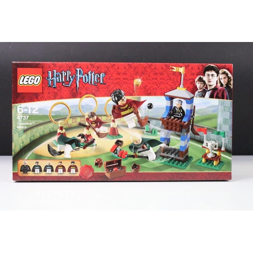 330 - Lego - Four boxed Harry Potter sets to include 4840 The Burrow, 4737 Quidditch Match, 4736 Freeing D... 