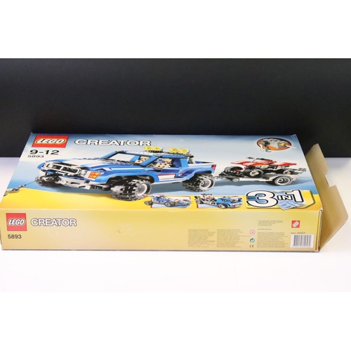 331 - Lego - Three Lego Sets to include Lego Creator 5893 Off Road Power 3 in 1, Lego Technic 8051 Motorbi... 