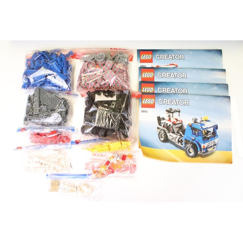 331 - Lego - Three Lego Sets to include Lego Creator 5893 Off Road Power 3 in 1, Lego Technic 8051 Motorbi... 