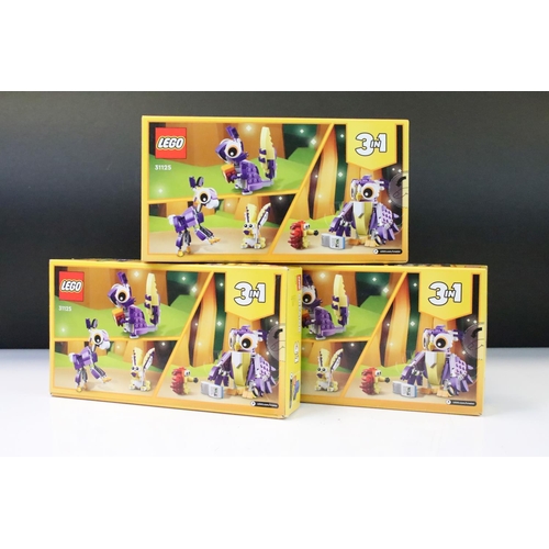 335 - Lego - 10 Boxed Creator sets to include 3 x 31115, 3 x 31125, 31058, 31112, 31122 & 31121. all seale... 