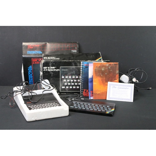 Retro Gaming - Sinclair ZX8I Personal Computer with Sinclair ZX