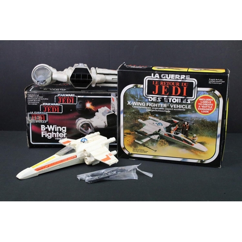 1656 - Star Wars - Two boxed original Star Wars Vehicles to include Tri-Logo Return Of The Jedi B-Wing Figh... 