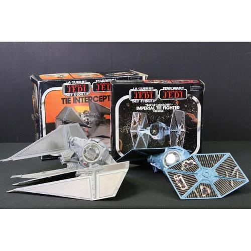 1659 - Star Wars - Two boxed original Star Wars vehicles to include Tri Logo Return Of The Jedi Imperial 