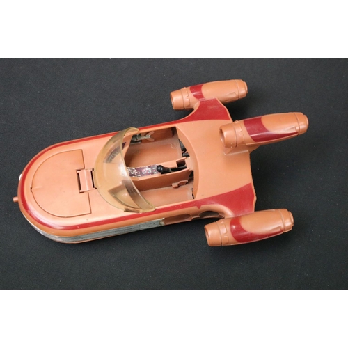 1661 - Star Wars - Six original Star Wars vehicles to include Rebel Transporter (missing escape hatch), Sco... 