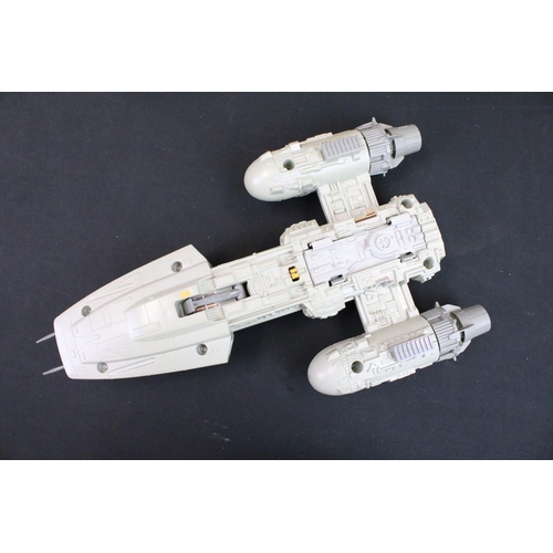 1661 - Star Wars - Six original Star Wars vehicles to include Rebel Transporter (missing escape hatch), Sco... 