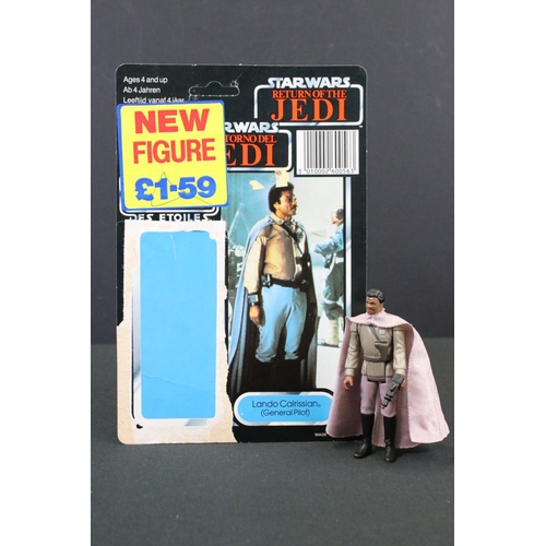 1665 - Star Wars - Original Last 17 Lando Calrissian (General Pilot) with blaster & cloak, pen marking to f... 