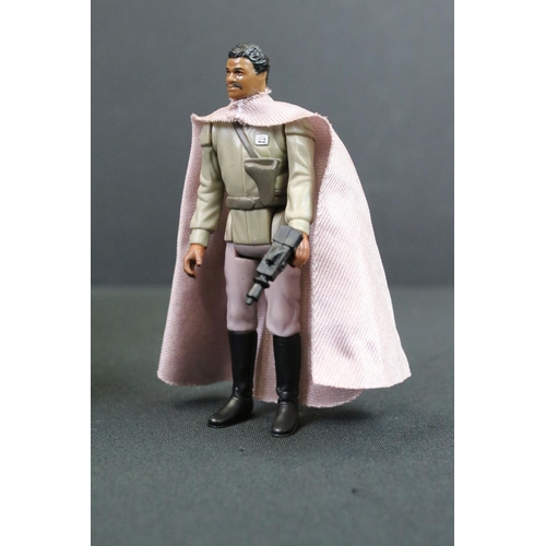 1665 - Star Wars - Original Last 17 Lando Calrissian (General Pilot) with blaster & cloak, pen marking to f... 