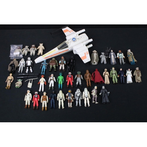 1671 - Star Wars - 40 Original Star Wars figures to include Gamorrean Guard, Biker Scout, Luke Skywalker (J... 