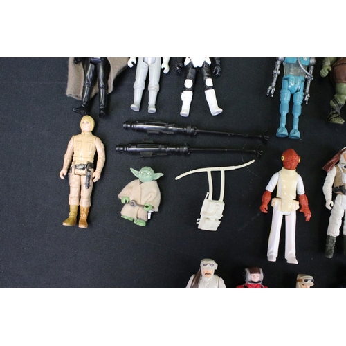 1671 - Star Wars - 40 Original Star Wars figures to include Gamorrean Guard, Biker Scout, Luke Skywalker (J... 