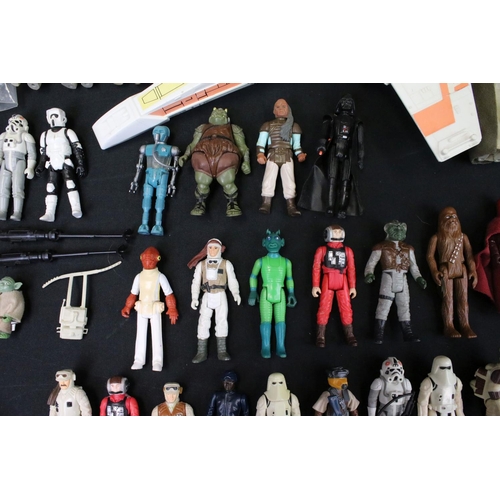 1671 - Star Wars - 40 Original Star Wars figures to include Gamorrean Guard, Biker Scout, Luke Skywalker (J... 