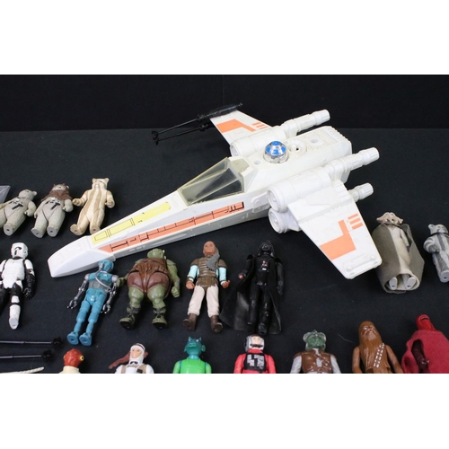 1671 - Star Wars - 40 Original Star Wars figures to include Gamorrean Guard, Biker Scout, Luke Skywalker (J... 