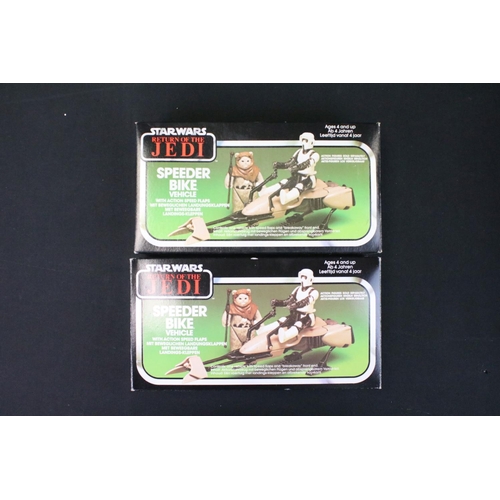 1673 - Star Wars - Four boxed original Star Wars Tri Logo Return Of The Jedi vehicle sets to include Scout ... 