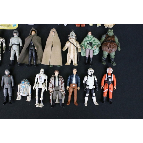 1674 - Star Wars - 36 Original Star Wars figures to include Klaatu, Luke Skywalker (Hoth Battle Gear), Squi... 