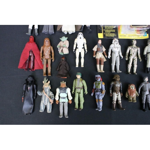 1674 - Star Wars - 36 Original Star Wars figures to include Klaatu, Luke Skywalker (Hoth Battle Gear), Squi... 