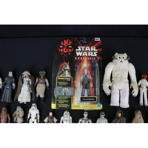 1674 - Star Wars - 36 Original Star Wars figures to include Klaatu, Luke Skywalker (Hoth Battle Gear), Squi... 