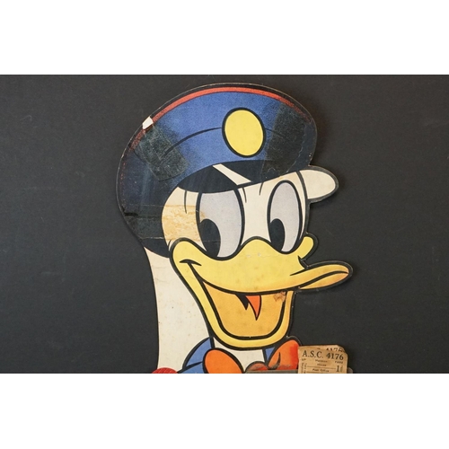 381 - Chad Valley Donald Duck Conductor Set (card showing some wear with tape repairs, near complete) plus... 