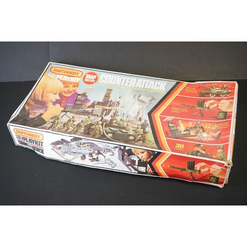 393 - Boxed Airfix Combat Pack ' Battle Action with firing Pillboxes ', set no. 51511-3, with German Infan... 