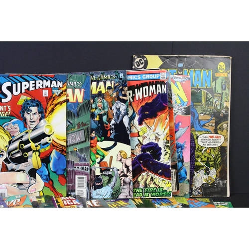 354 - Comics - 56 90s Marvel & DC comics featuring Batman, Robin, Captain America, X-Men, Uncanny Origins,... 