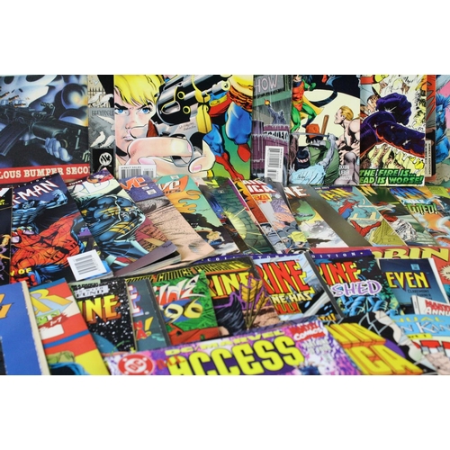 354 - Comics - 56 90s Marvel & DC comics featuring Batman, Robin, Captain America, X-Men, Uncanny Origins,... 