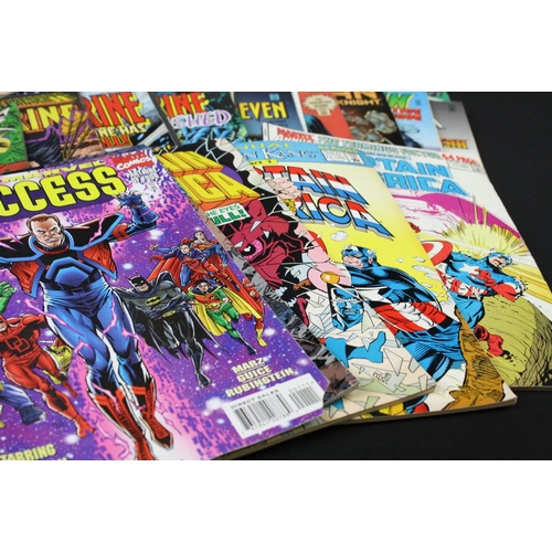 354 - Comics - 56 90s Marvel & DC comics featuring Batman, Robin, Captain America, X-Men, Uncanny Origins,... 